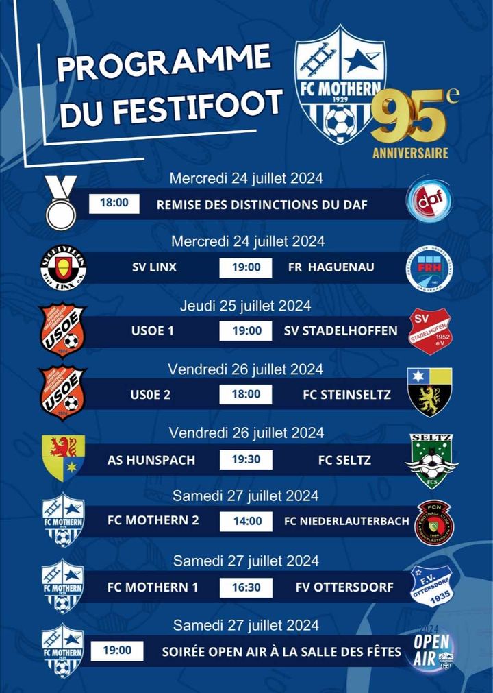 Festifoot 2024 du FC Mothern