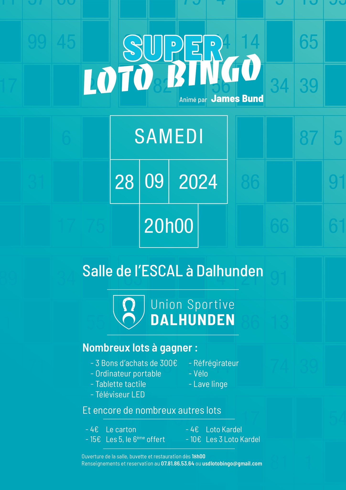 Loto Bingo de l'US Dalhunden