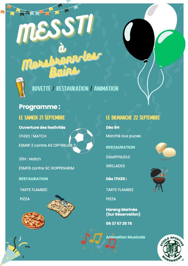 Messti 2024 avec l'Etoile Sportive de Morsbronn