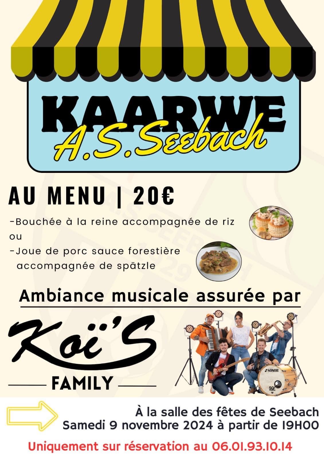 Kaarwe de Seebach avec l'AS Seebach