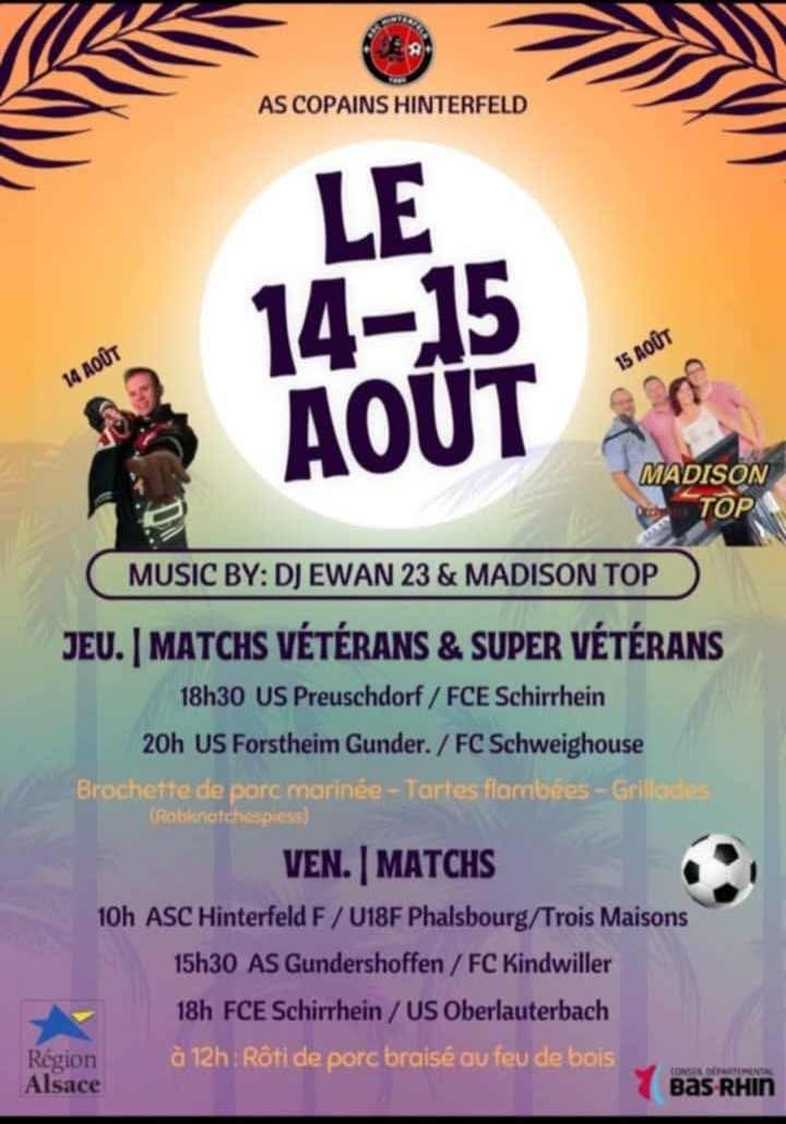 Fête d'été de l'AS Copains Hinterfeld