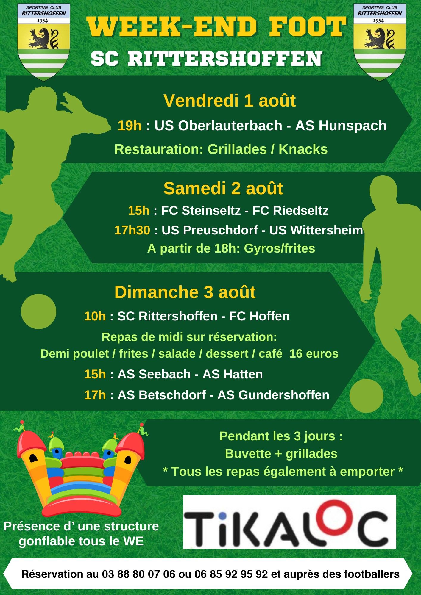 Week-end foot du SC Rittershoffen