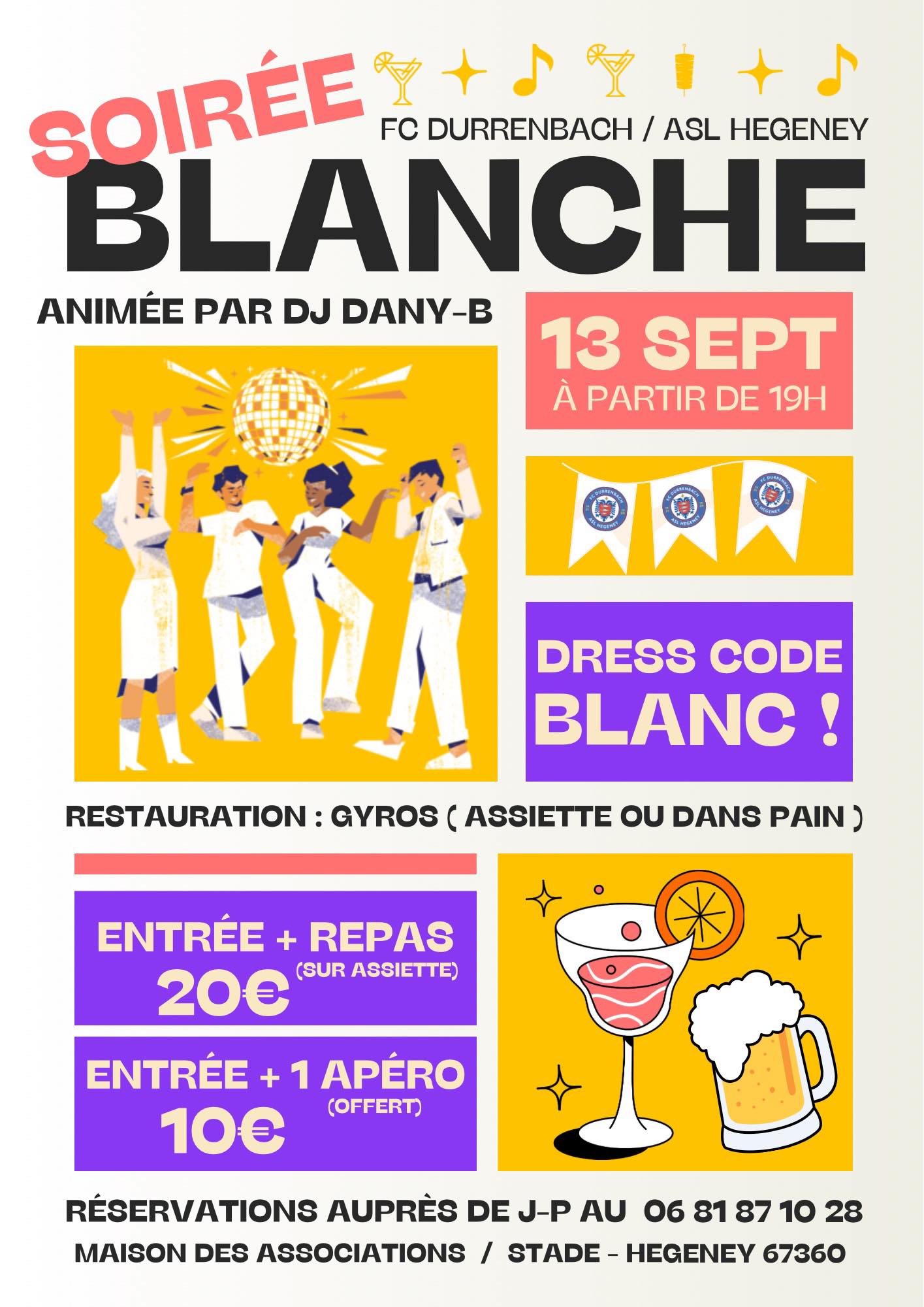 Soirée blanche de l'entente Durrenbach/Hégeney