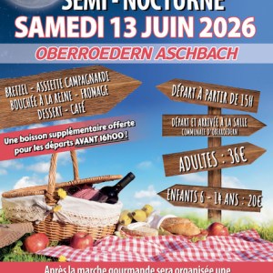 Marche gourmande semi nocturne du FC Oberroedern/Aschbach