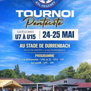 Tournoi de la Pentecôte des U7 aux U15 (à 7) de l'entente Durrenbach/Hegeney