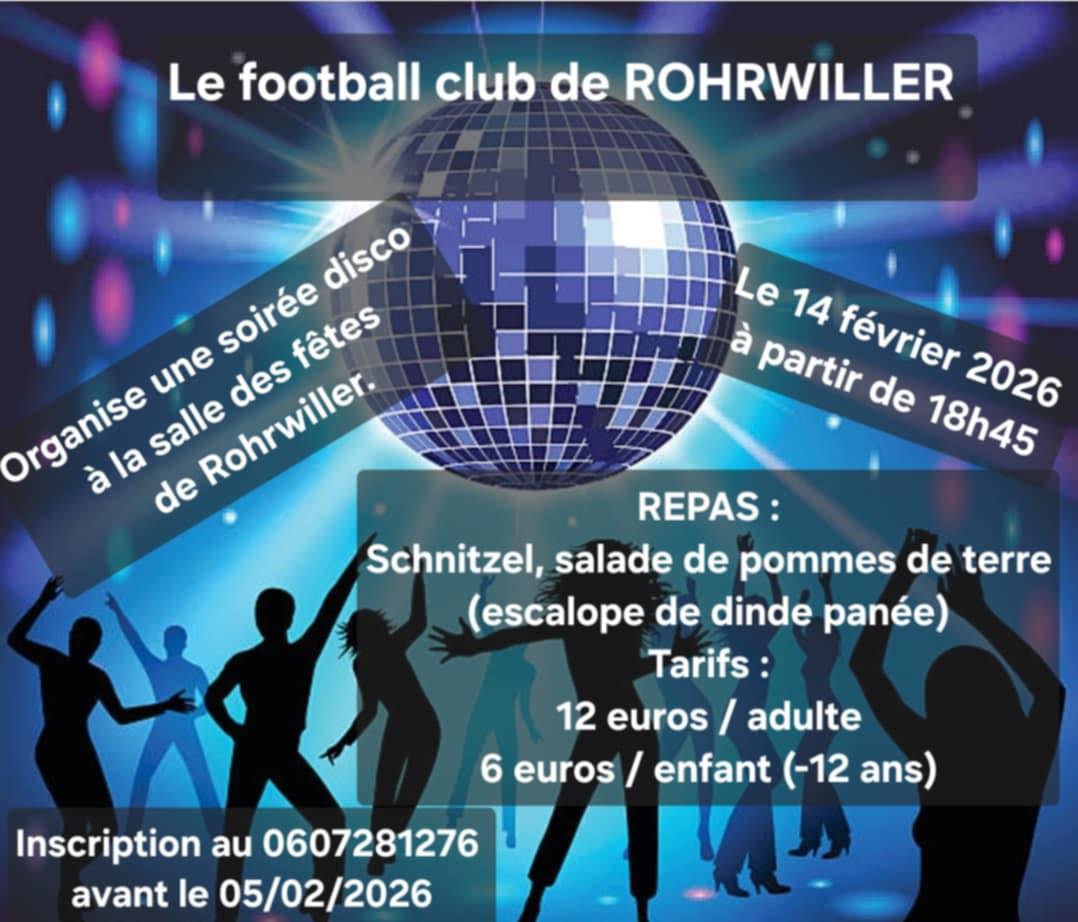 Soirée disco du FC Rohrwiller