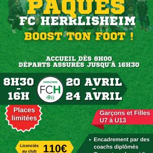 Stage de Pâques du FC Herrlisheim