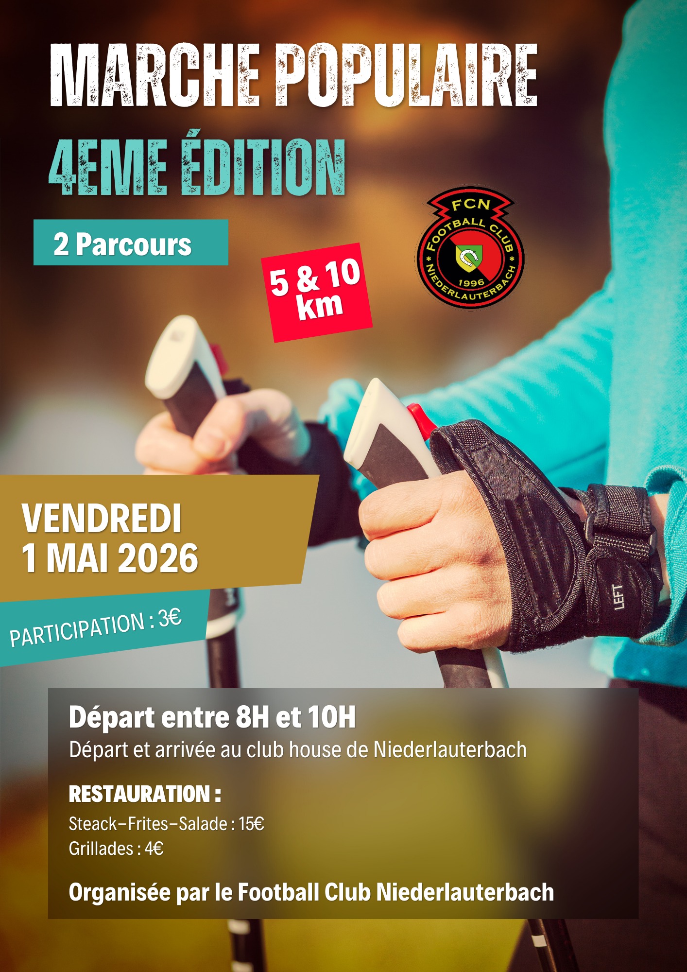 4e marche populaire du FC Niederlauterbach