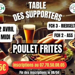 Table des supporters du FC Herrlisheim