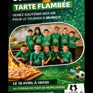 Soirée tartes flambées en faveur des U9 du FC Herrlisheim