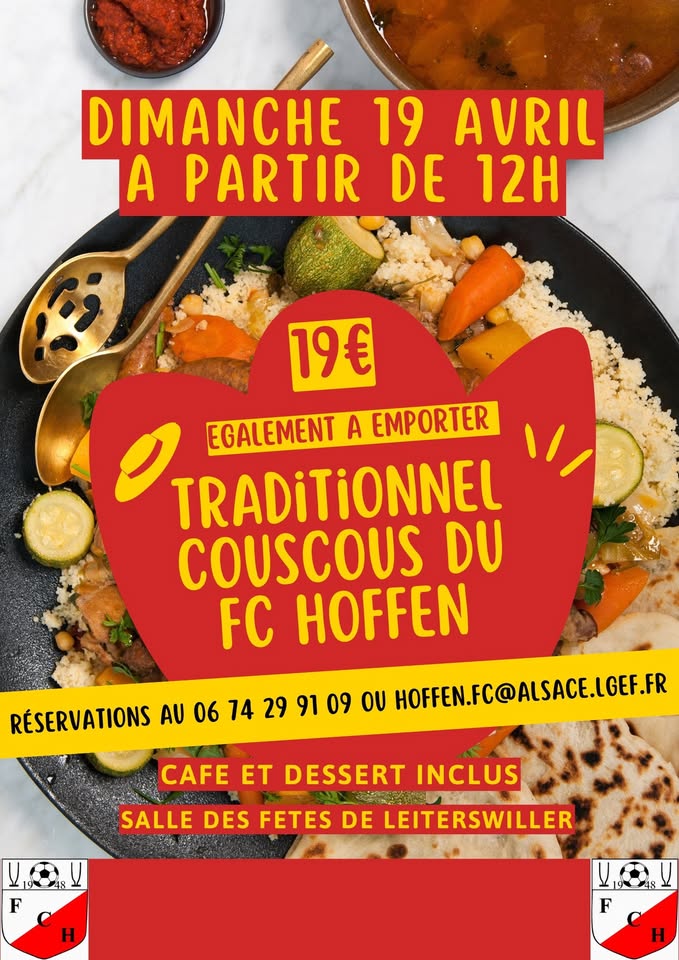 Traditionnel couscous du FC Hoffen