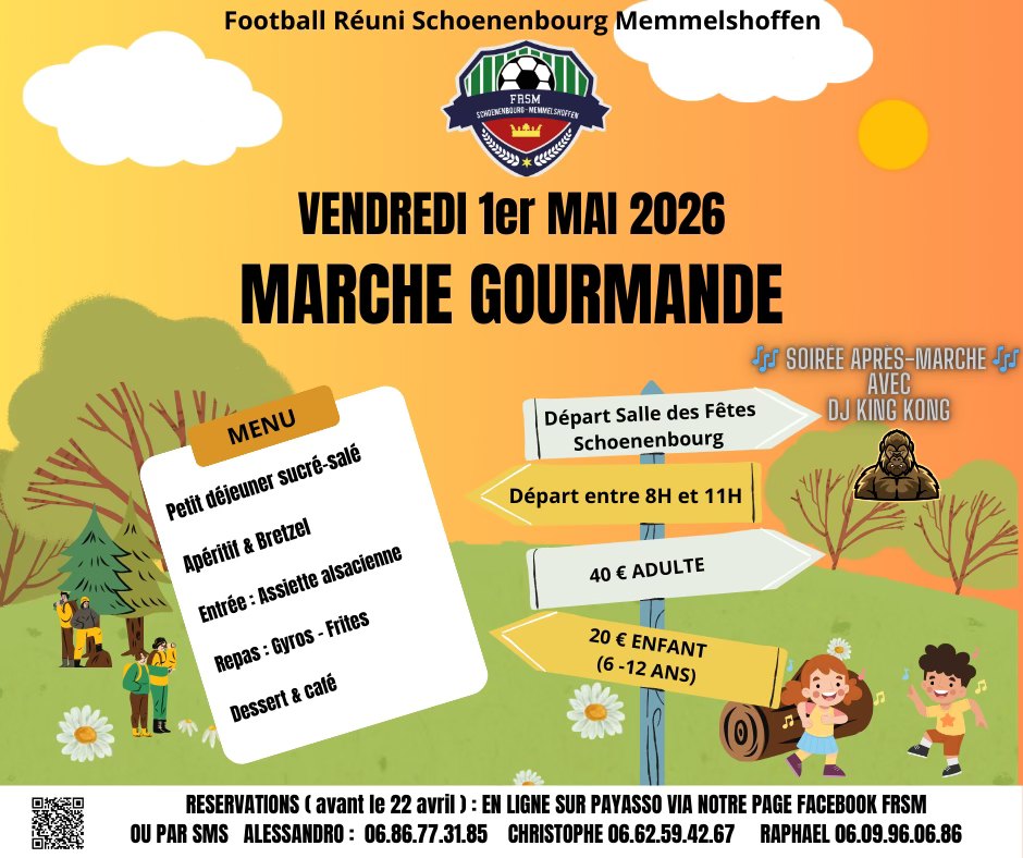 Marche gourmande du FR Schoenenbourg/Memmelshoffen