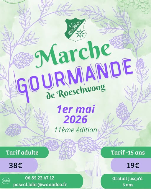 Marche gourmande du SC Roeschwoog