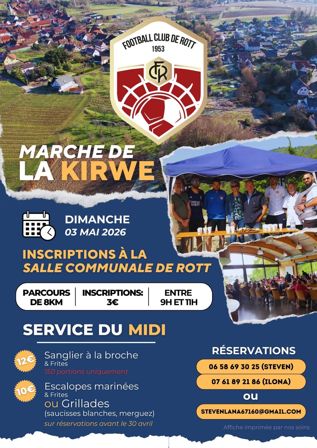 Marche de la Kirwe du FC Rott