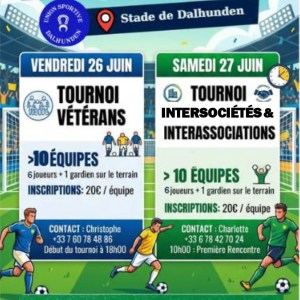 Week-end foot de l'US Dalhunden