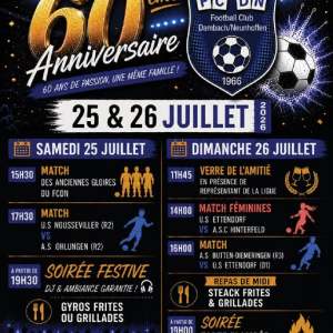 60ème anniversaire du FC Dambach/Neunhoffen