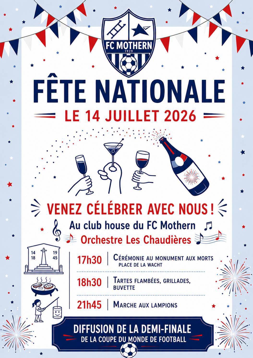 Fête Nationale avec le FC Mothern
