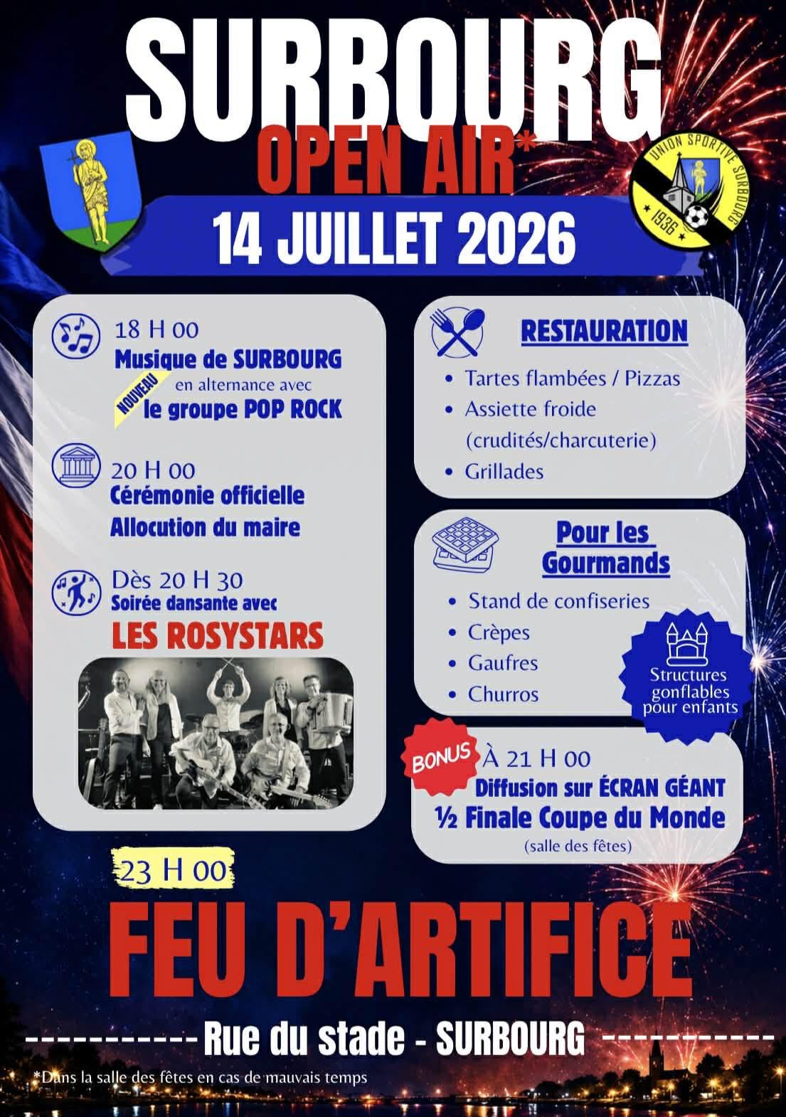 Fête Nationale avec l'US Surbourg