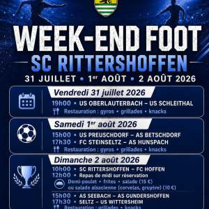 Week-end foot du SC Rittershoffen