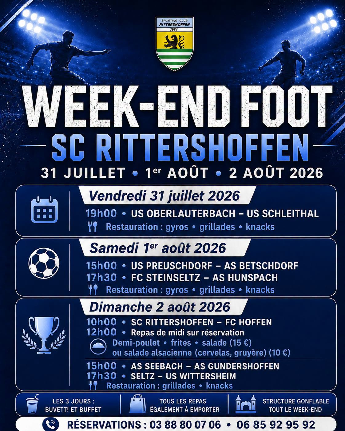 Week-end foot du SC Rittershoffen